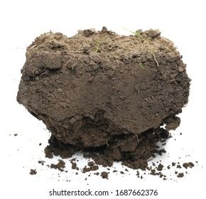 Soil Dirt Pile Isolated On White Stock Photo 1687662376 | Shutterstock