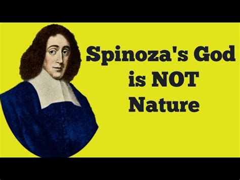 Spinoza's God is NOT Nature - YouTube