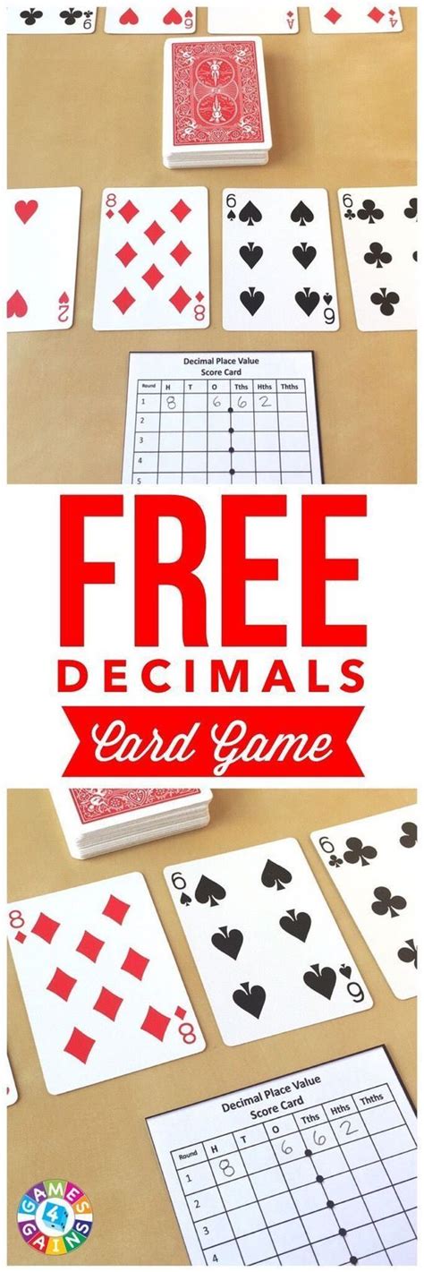 Comparing decimals game – Artofit