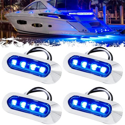 Buy PSEQT 3.8'' Waterproof Boat Marine LED Lights Courtesy Interior ...