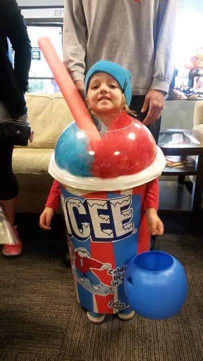 Super cute ICEE costume | Clever halloween costumes, Creative halloween ...