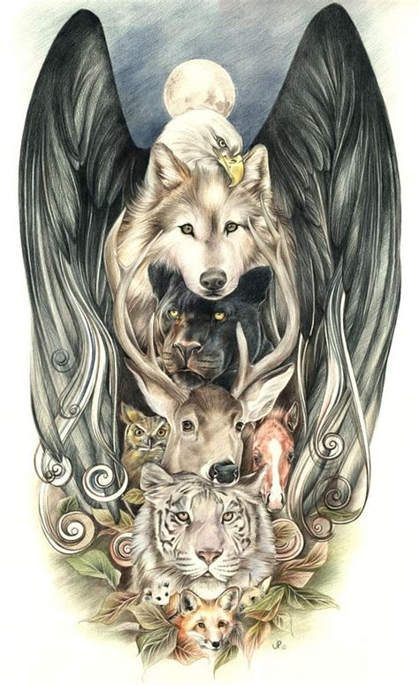 Totem Drawing by Johanna Pieterman | Fine Art America