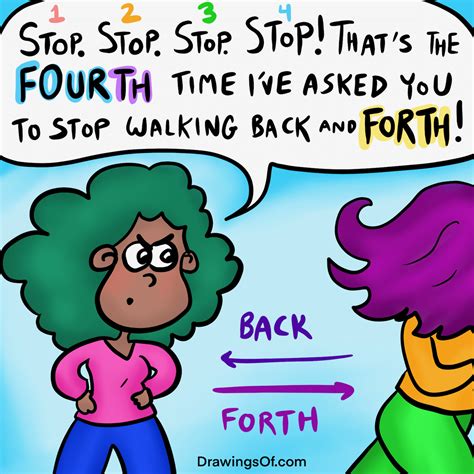 Fourth or Forth? An Illustrated Lesson... - Drawings Of...