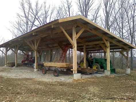 Timber Frame Tractor Shed Carport Farm Shed Carport Sheds | Images and ...