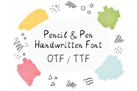 21+ Best Pencil Fonts For Whimsy Sketching Designs