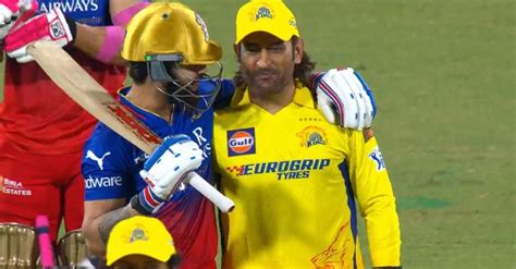 IPL 2024 [WATCH]: Virat Kohli gives a warm hug to MS Dhoni during CSK ...