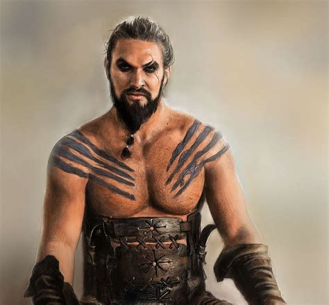 Khal Drogo Jason Momoa Beard Actor Fantasy Men Game Of Thrones | Hot ...