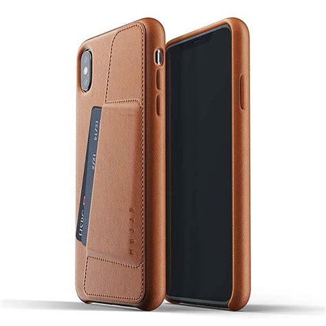 Mujjo iPhone XS Max Leather Case with a Rear Card Slot | Gadgetsin