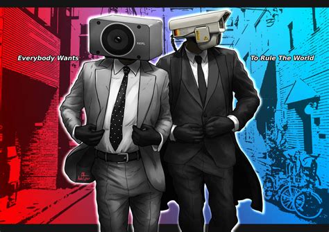 Camerahead and Speakerman by 09iamashark on DeviantArt