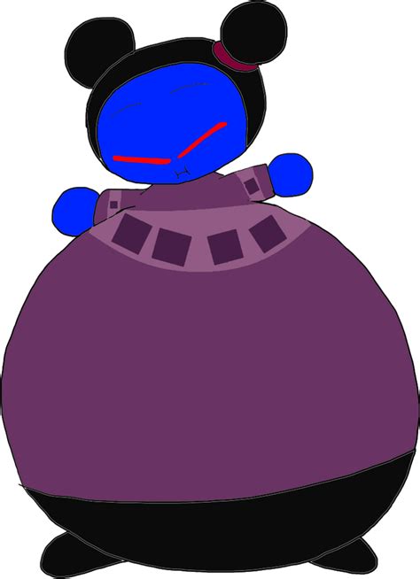 Dark Pucca in Her Purple Squared Shirt (Big Fat Me by mooredarius677 on DeviantArt