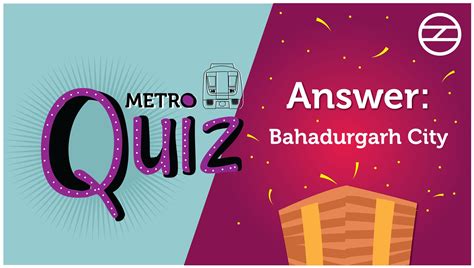 Delhi Metro Rail Corporation I कृपया मास्क पहनें😷 on Twitter: "Bahadurgarh City is the correct ...