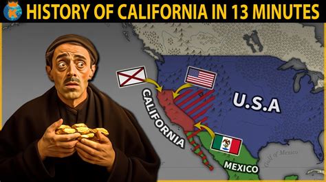 THE HISTORY OF CALIFORNIA - in 13 Minutes - YouTube