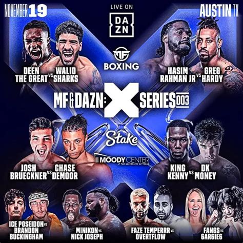 Misfits Boxing X Series 003 - Results, Stats, Full Card, News, Fight Video - InfluencerBoxingRec