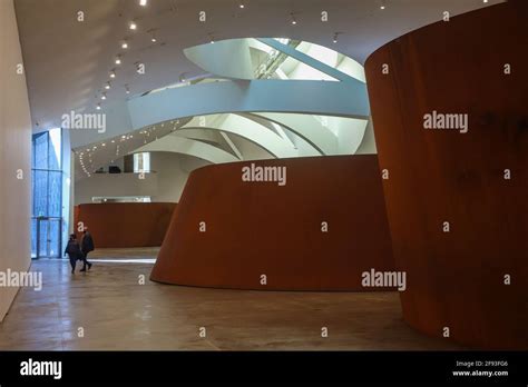 Bilbao, Spain - Interior of the Guggenheim Art Museum Stock Photo - Alamy