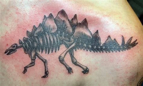 Dinosaur Skeleton Tattoo by tstctc