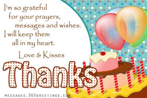 Birthday Wishes Acknowledgement Quotes - ShortQuotes.cc