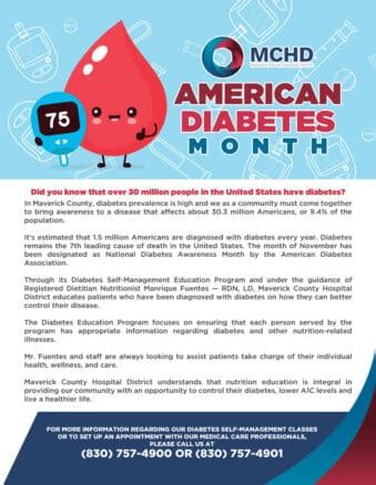 American Diabetes Month - Maverick County Hospital District