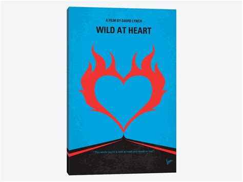 Wild At Heart Minimal Movie Poster Canvas - Canvas Artwork | Chungkong