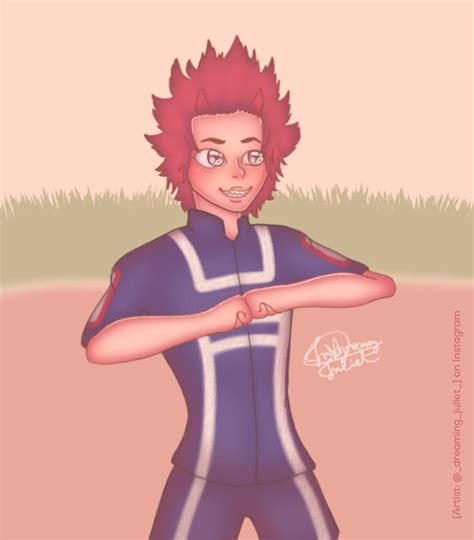 Ejirou Kirishima in UA gym uniform - Fanart | Boku no hero academia ...