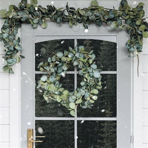 37cm Outdoor Eucalyptus Christmas Wreath