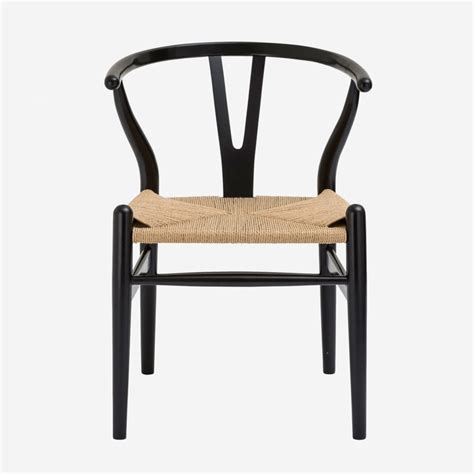 Denmark Wishbone Chair – Black – Collective Rentals Design House