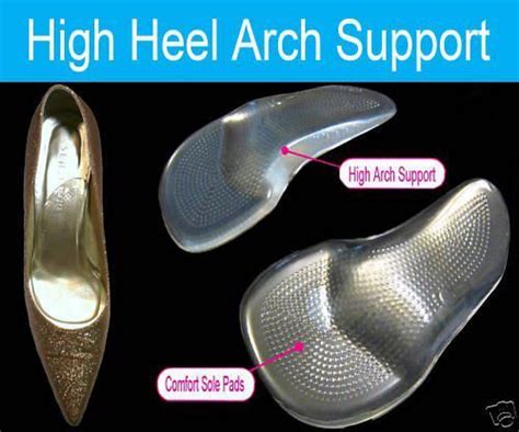 High Heels Arch Support Shoe Inserts Insoles Party Feet Blister Card ...