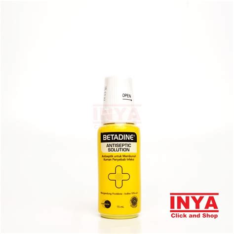 Jual BETADINE ANTISEPTIC SOLUTION 15ml - Obat Luka - Antibakteri - Infeksi - P3K di Lapak ...