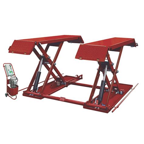 Mid Rise Portable Scissor Lift 2 Cylinders at Best Price in New Delhi | Jetage Garage Equipments