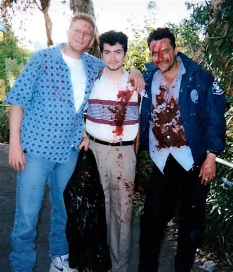 Michael Rapaport, Kevin Corrigan, and Tom Sizemore on the set of True ...