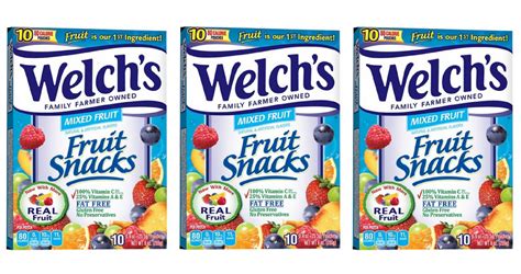 Welch's Fruit Snacks, 62¢ Per Box :: Southern Savers