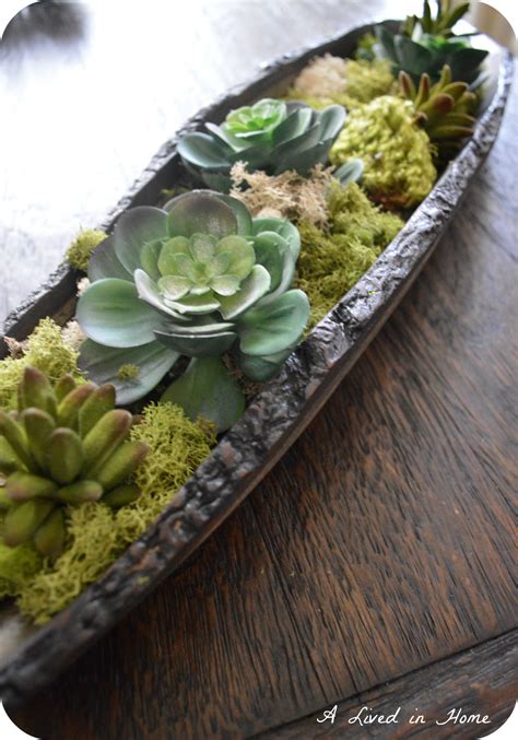 A Lived in Home: DIY Succulent Arrangement