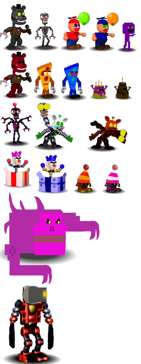 FNAF WORLD:Halloween enemies Normal FNAFW version by KauanTheGamer on DeviantArt