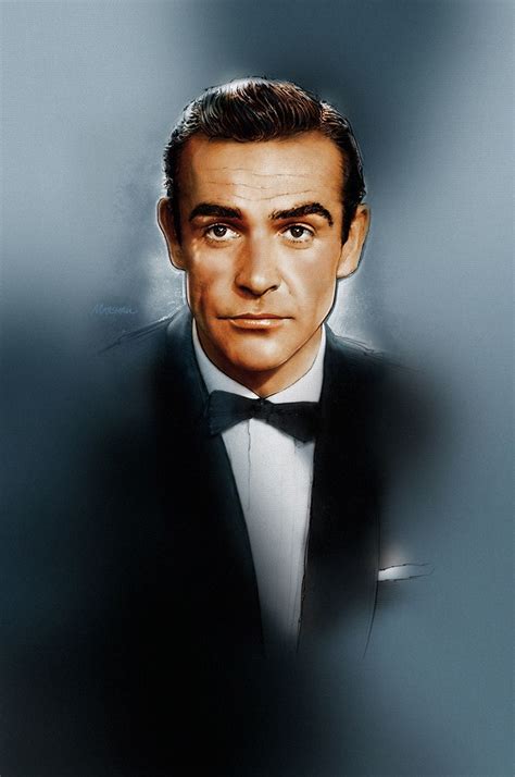 Sean Connery as James Bond in Dr. No by Jeff Marshall | James bond ...