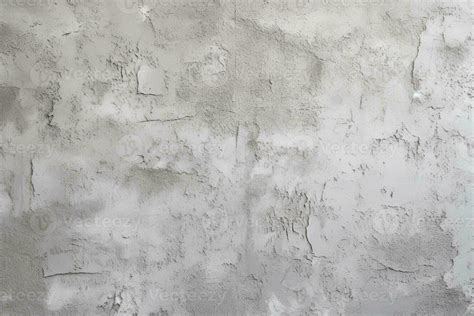 AI Generative Detail of cement render plaster coating texture on old wall grunge background ...