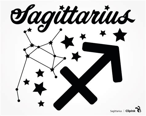 Sagittarius svg, Astrology zodiac sign | svg, png, eps, dxf, pdf - ClipInk