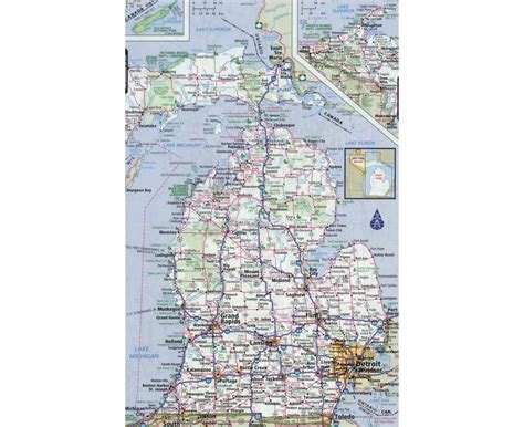 Maps of Michigan | Collection of maps of Michigan state | USA | Maps of the USA | Maps ...