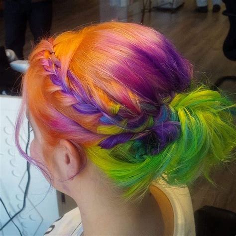 Rainbow Hair Braid Ideas | POPSUGAR Beauty