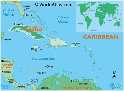 Mapas de Cuba - Atlas del Mundo