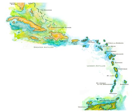 West Indies In World Map - Florida Beach Map