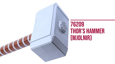 Review: LEGO 76209 Thor's Hammer (Mjolnir) - Jay's Brick Blog