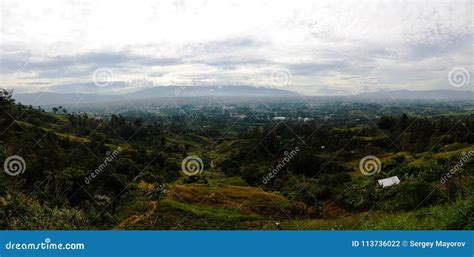 Aerial Panoramic View To Mount Hagen City, Papua New Guinea Stock Photo ...