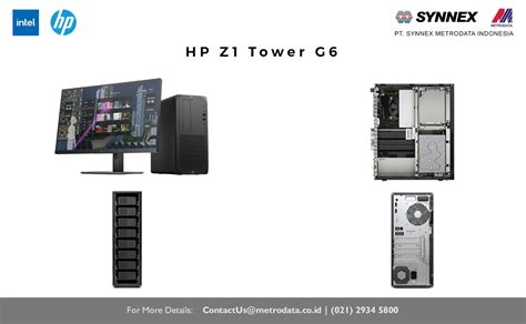 HP Z1 Tower G6, PC Workstation Andal Bertenaga Buat 3D, VR-Ready! - Synnex Metrodata Indonesia