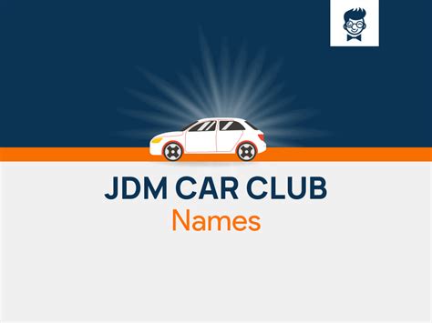 600 Cool JDM Car Club Names Ideas (Generator) - BrandBoy