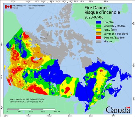 Canadian Wildland Fire Information System | Fire Weather Maps