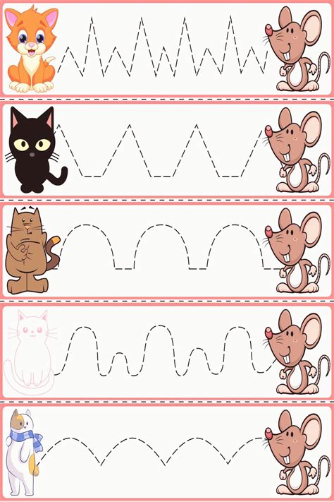 Trace The Pattern Cats Rats | Alphabet activities preschool, Preschool activities, Preschool ...