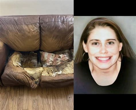 The horrifying case of Lacey Fletcher. The women who was found dead after melting onto her couch ...