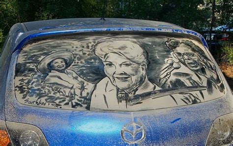 Texan Artist Scott Wade Shows That Dirty Car Art Is Beautiful