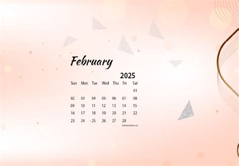 February 2025 Desktop Wallpaper Calendar - CalendarLabs