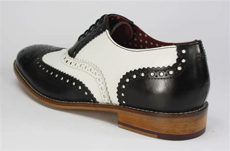 London Brogues Mens Leather Lace Up Wingtip Formal GATSBY Evening ...