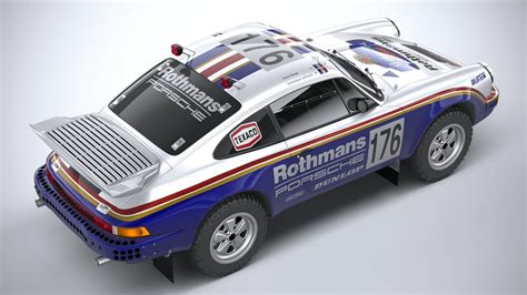 Porsche 911 953 Dakar 1984 - 3D Model by SQUIR